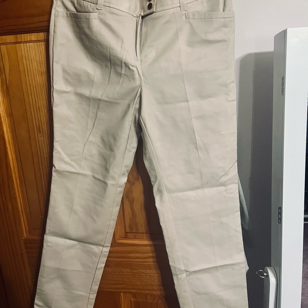 Charter Club Straight-Leg Pants in Light Beige - Picture 6 of 13